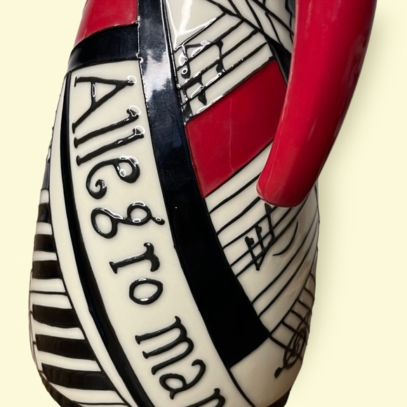 Musical Note Ceramic Jug - Picture 7 of 13